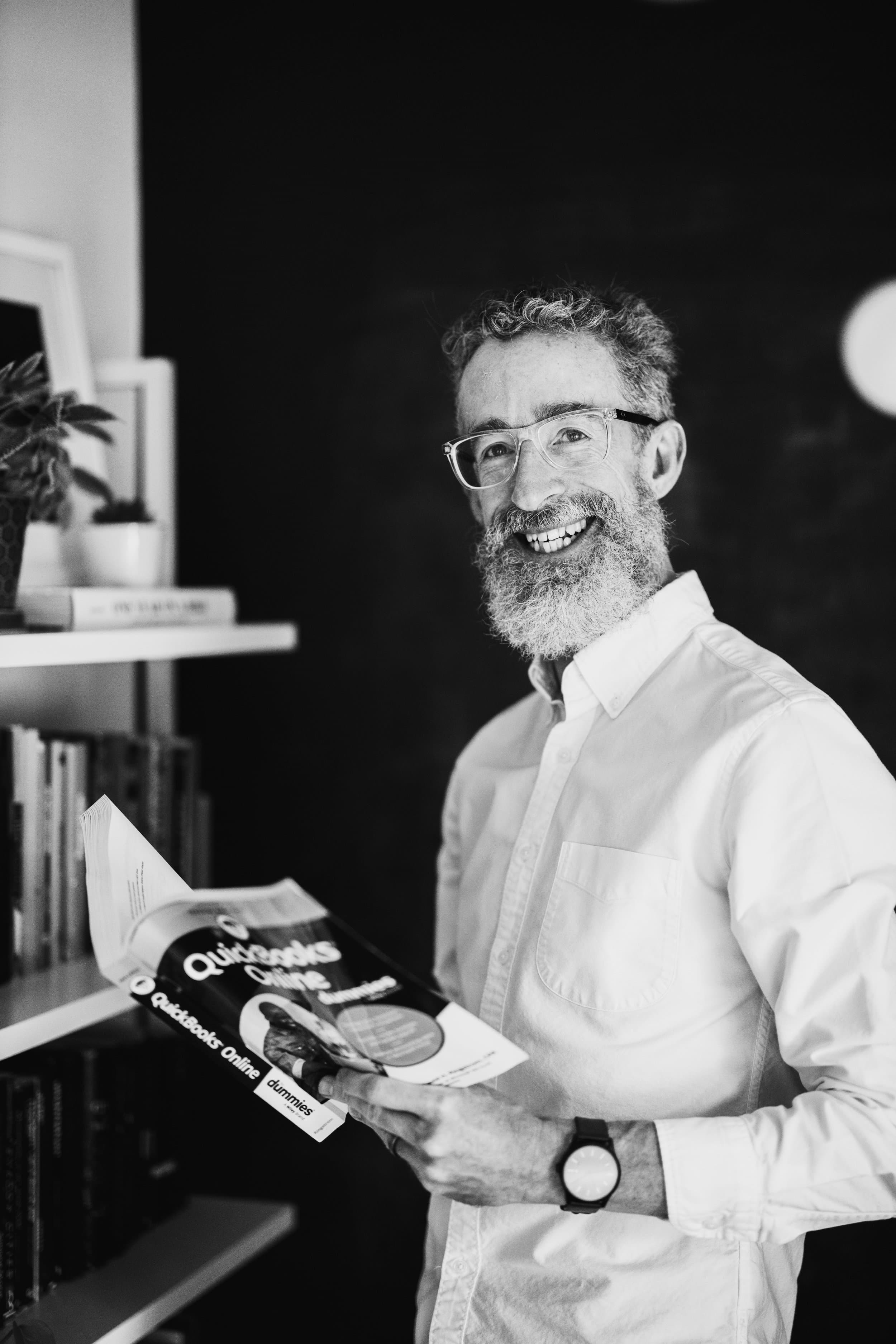 Ben Rainwater with QuickBooks guide